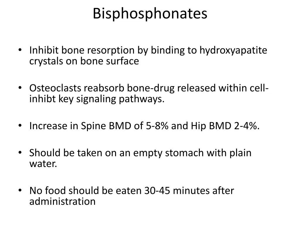 bisphosphonates