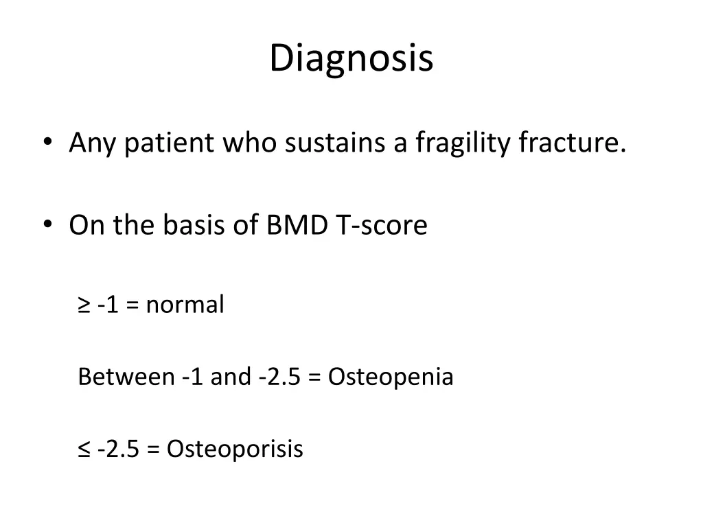 diagnosis