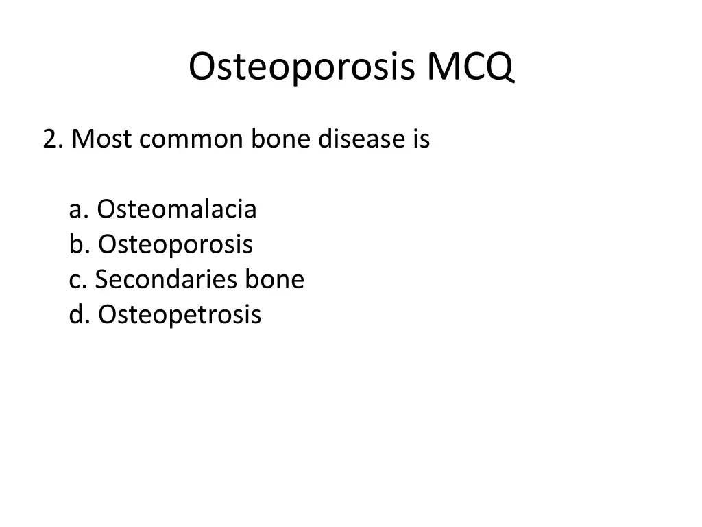 osteoporosis mcq 1