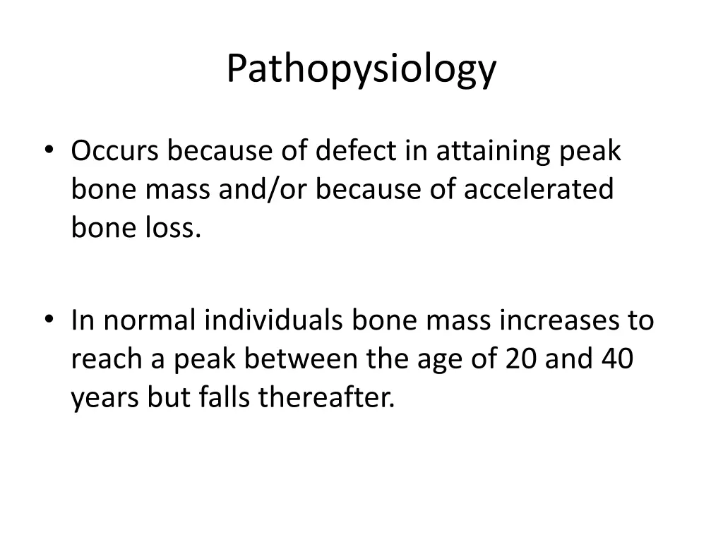 pathopysiology