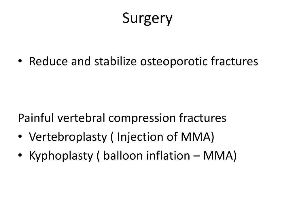 surgery
