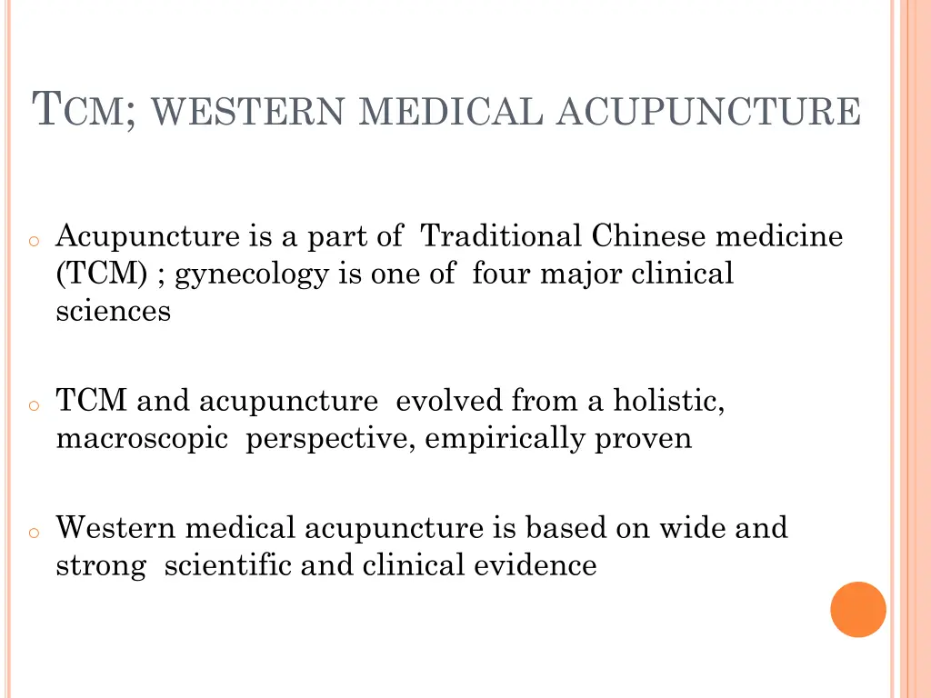 t cm western medical acupuncture