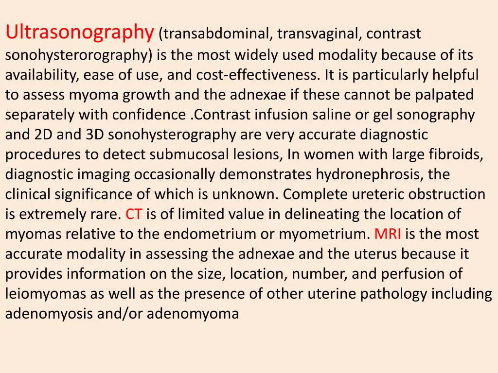 ultrasonography transabdominal transvaginal