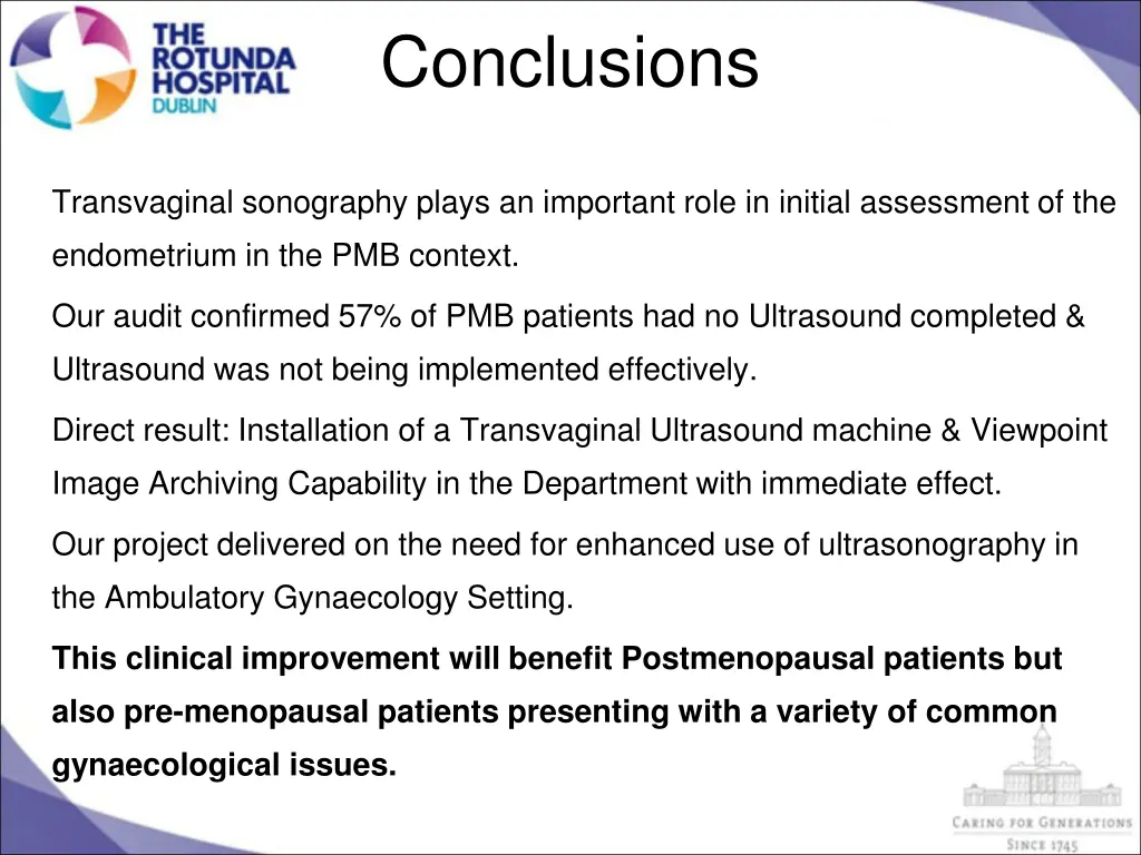 conclusions