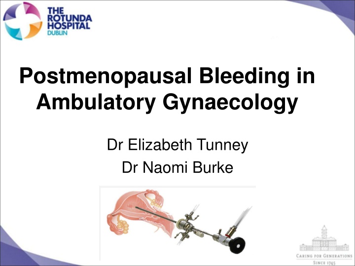 postmenopausal bleeding in ambulatory gynaecology