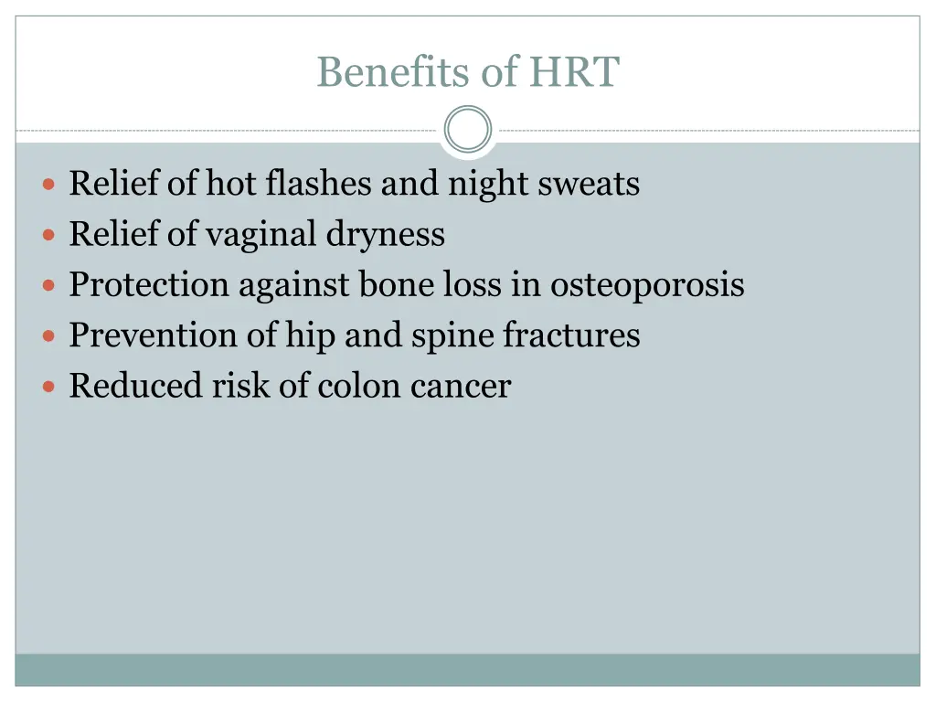benefits of hrt