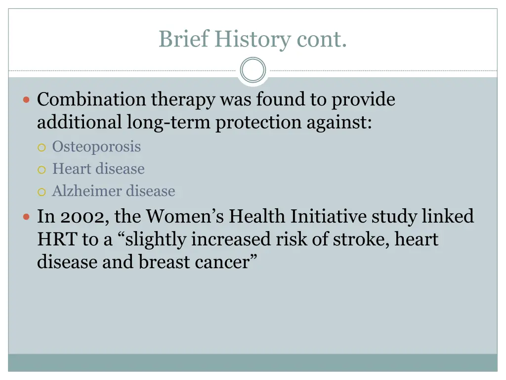 brief history cont