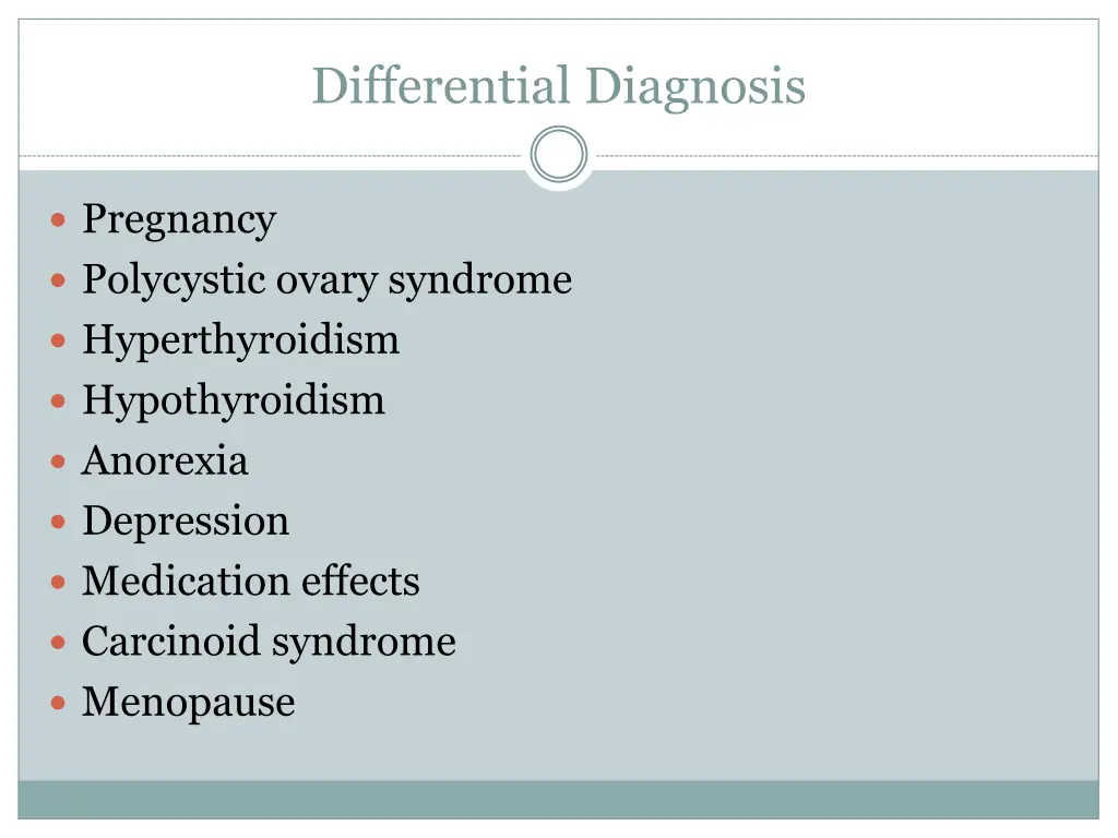 differential diagnosis