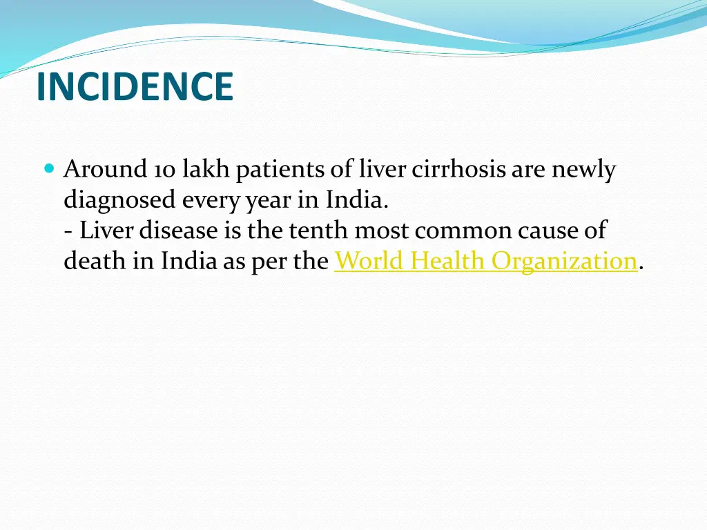 incidence