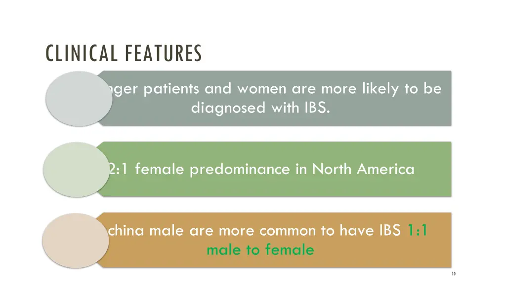 clinical features