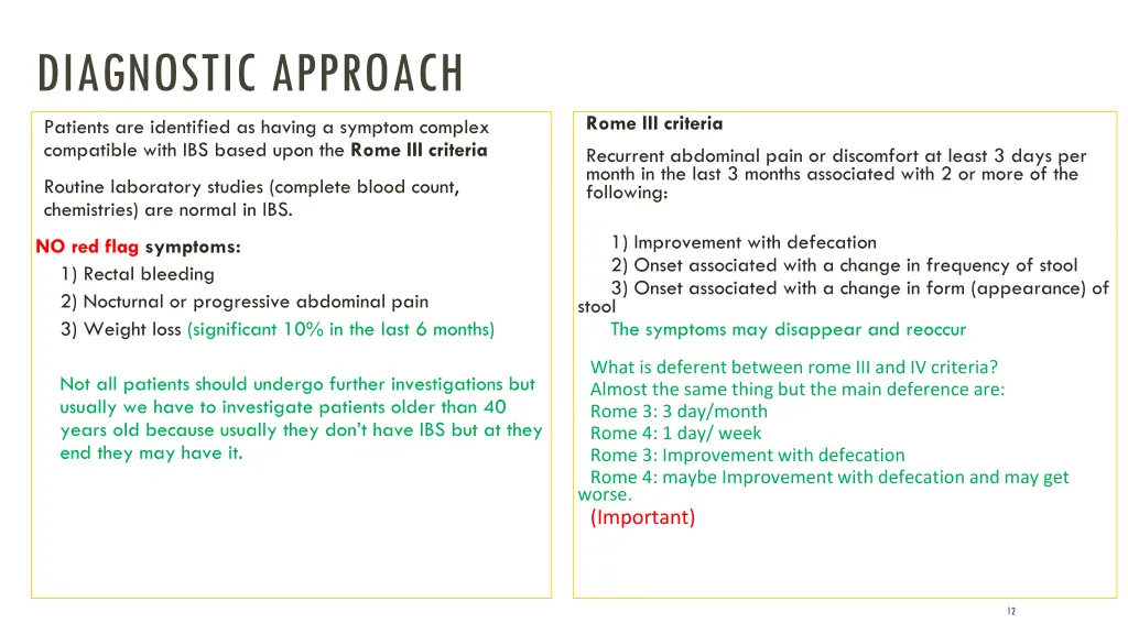 diagnostic approach patients are identified