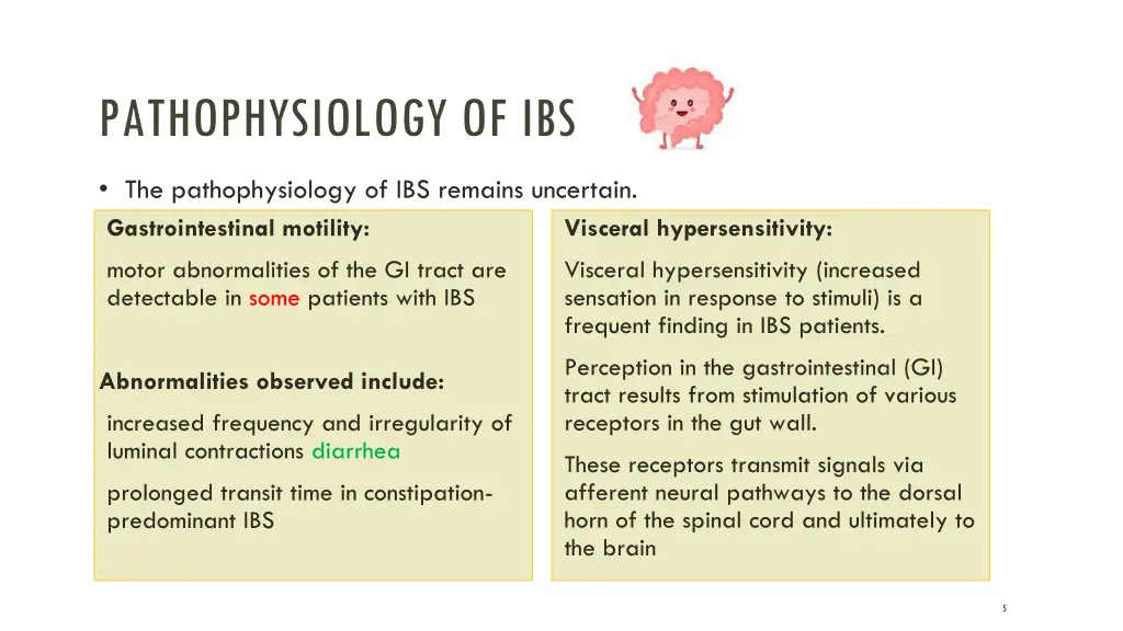 pathophysiology of ibs