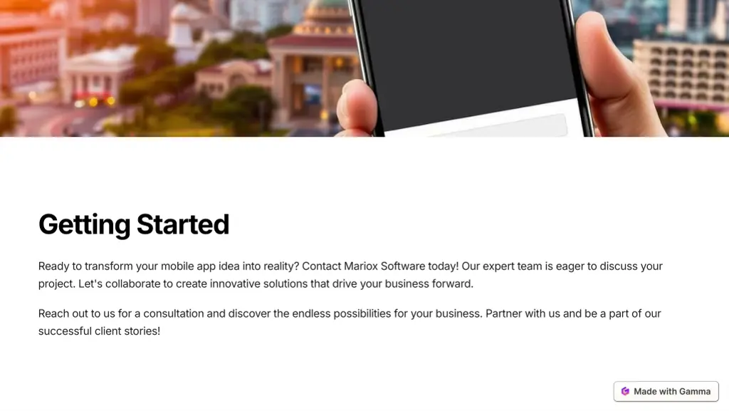 getting started