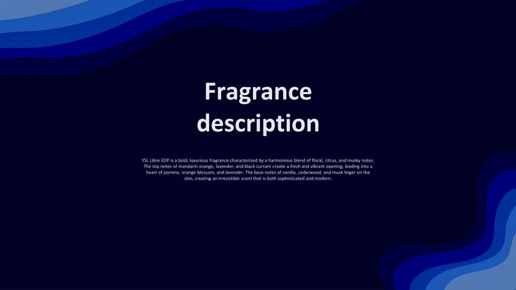 fragrance description