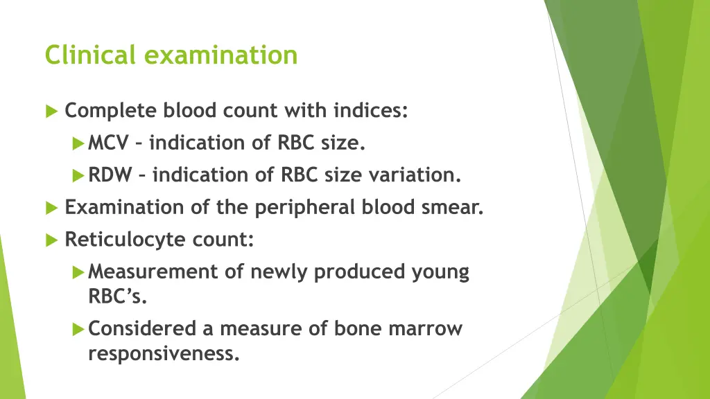 clinical examination