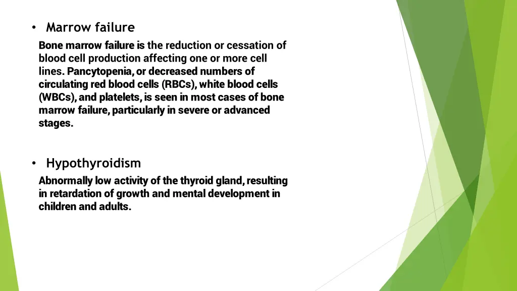 marrow failure bone marrow failure