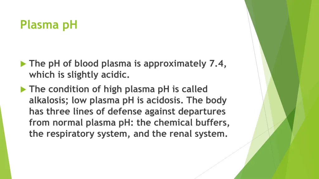 plasma ph