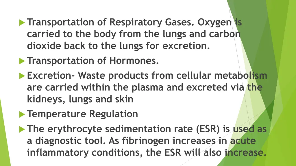 transportation of respiratory gases oxygen