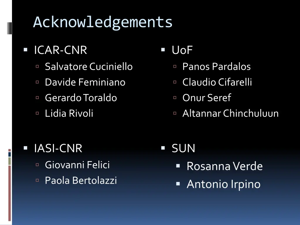 acknowledgements