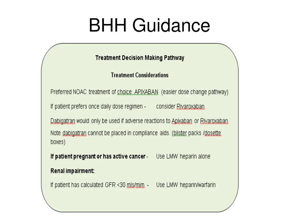 bhh guidance