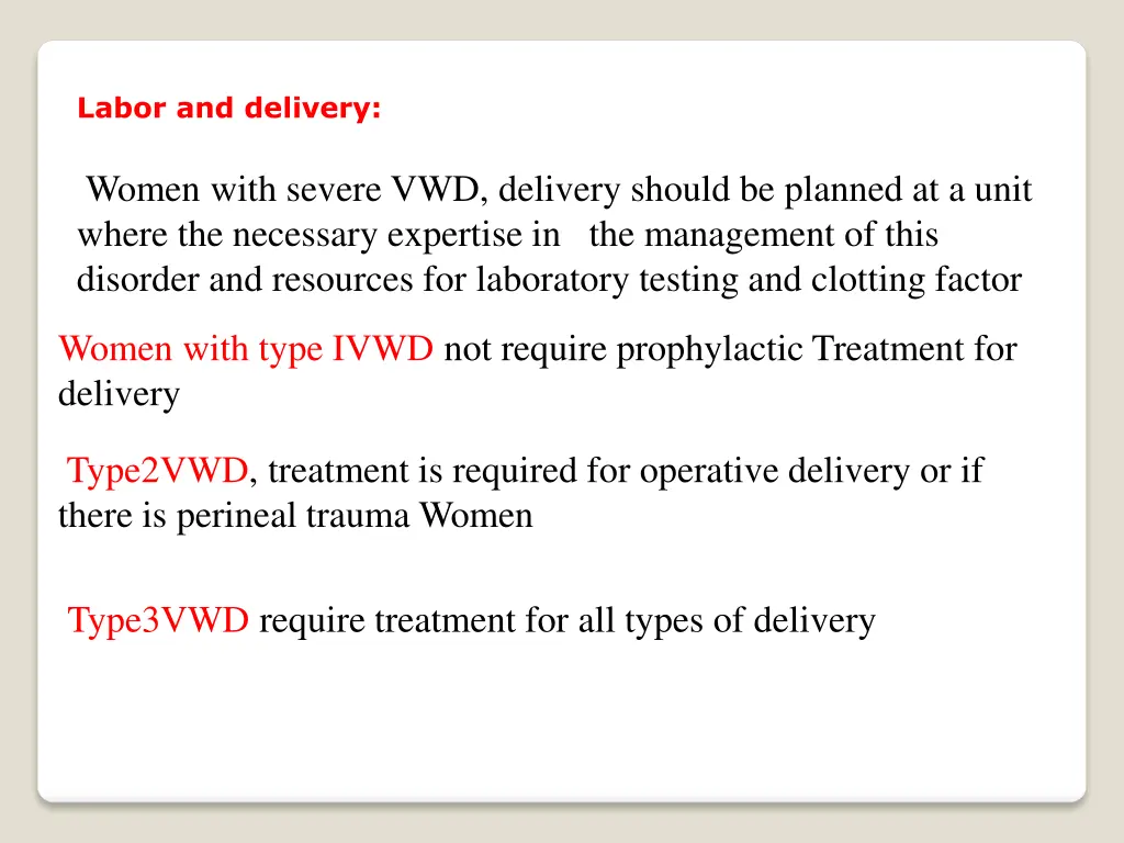 labor and delivery