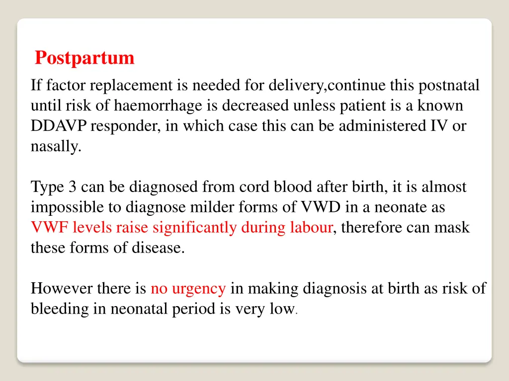 postpartum
