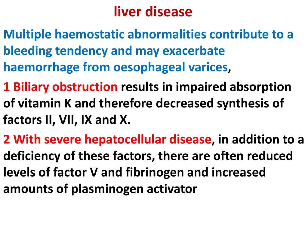liver disease