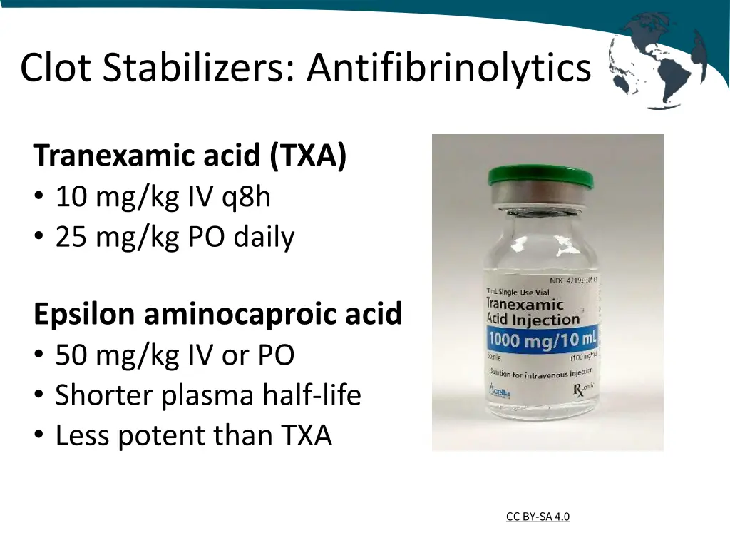 clot stabilizers antifibrinolytics 1