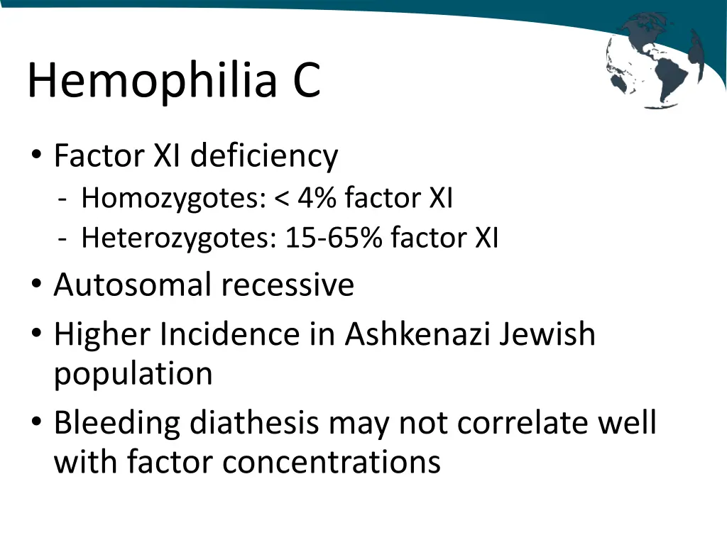 hemophilia c
