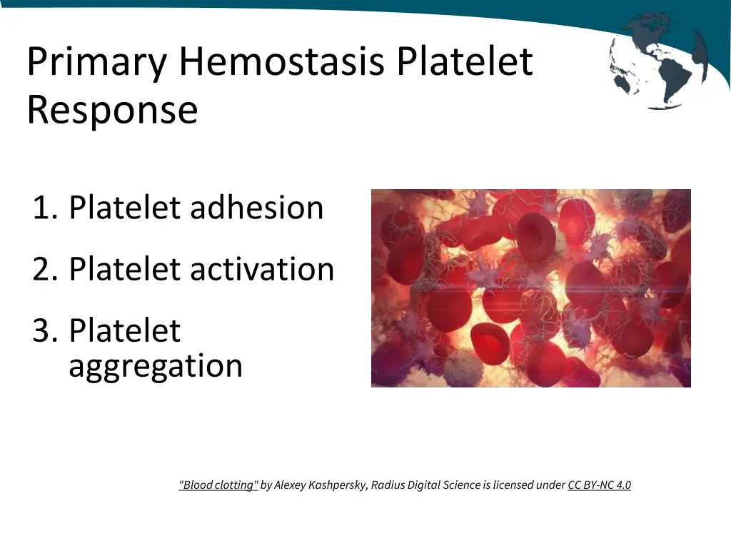 primary hemostasis platelet response