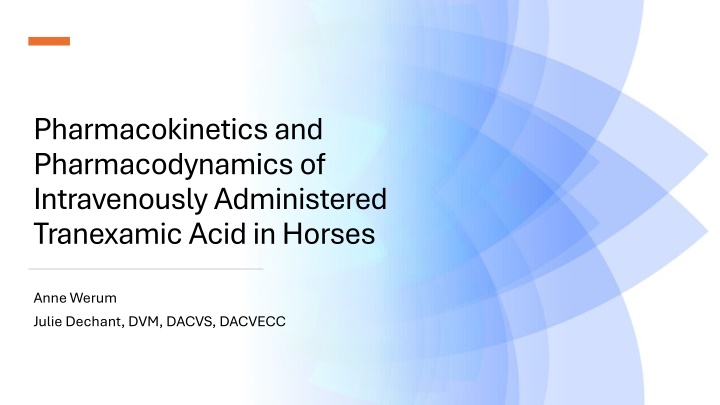 pharmacokinetics and pharmacodynamics