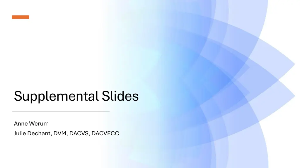 supplemental slides