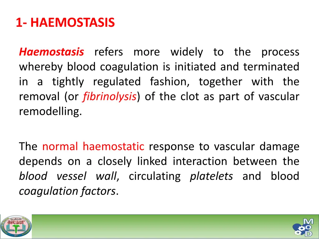 1 haemostasis 1