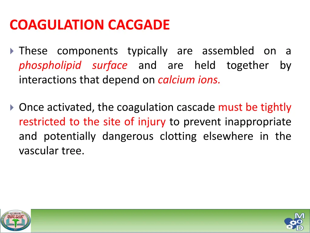 coagulation cacgade 1
