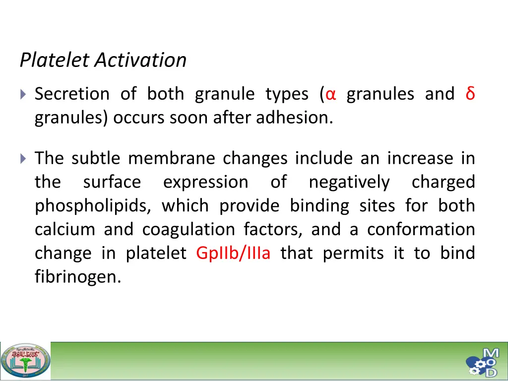 platelet activation