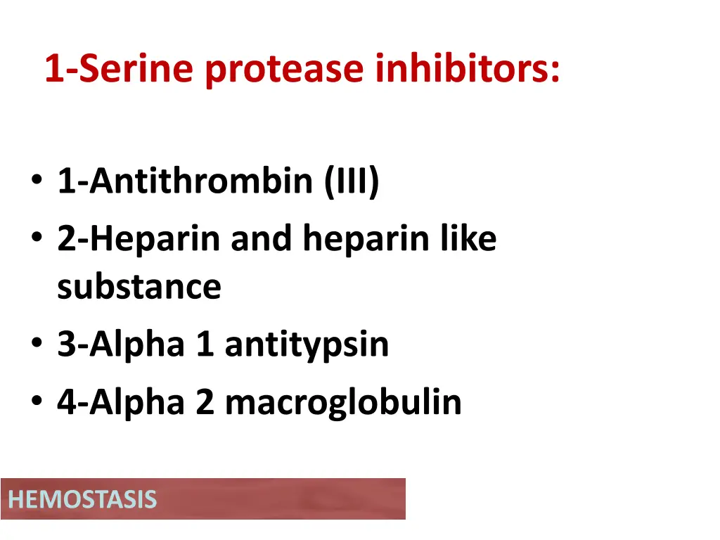 1 serine protease inhibitors