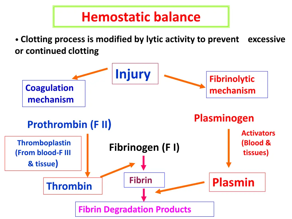 hemostatic balance