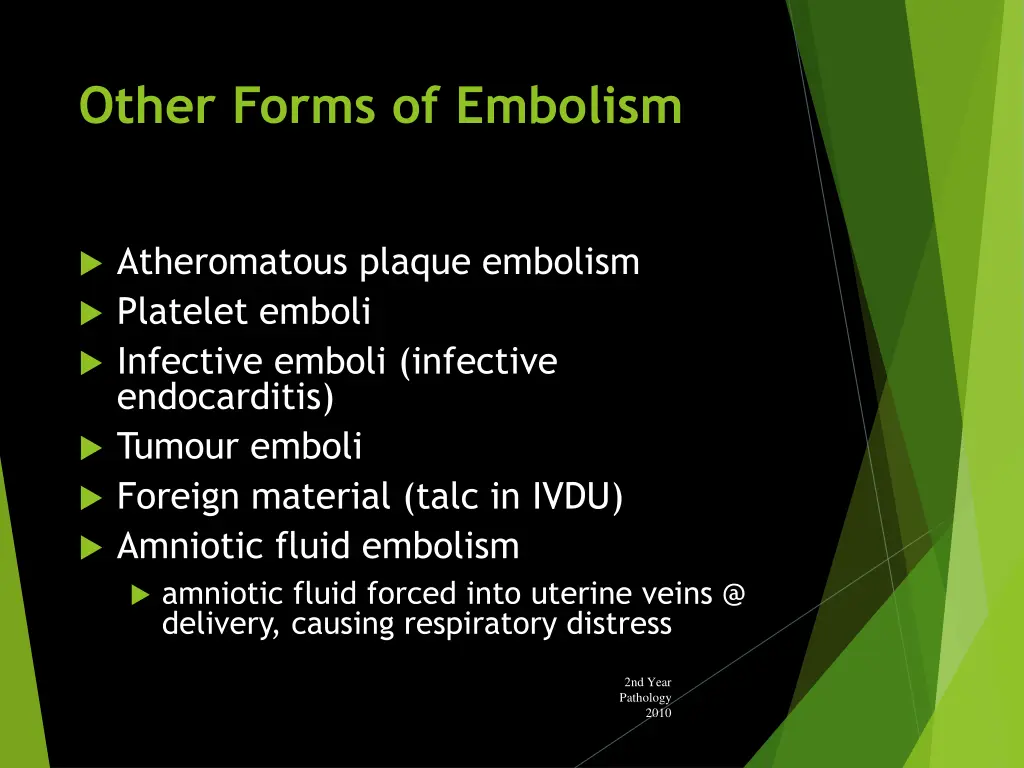 other forms of embolism 2
