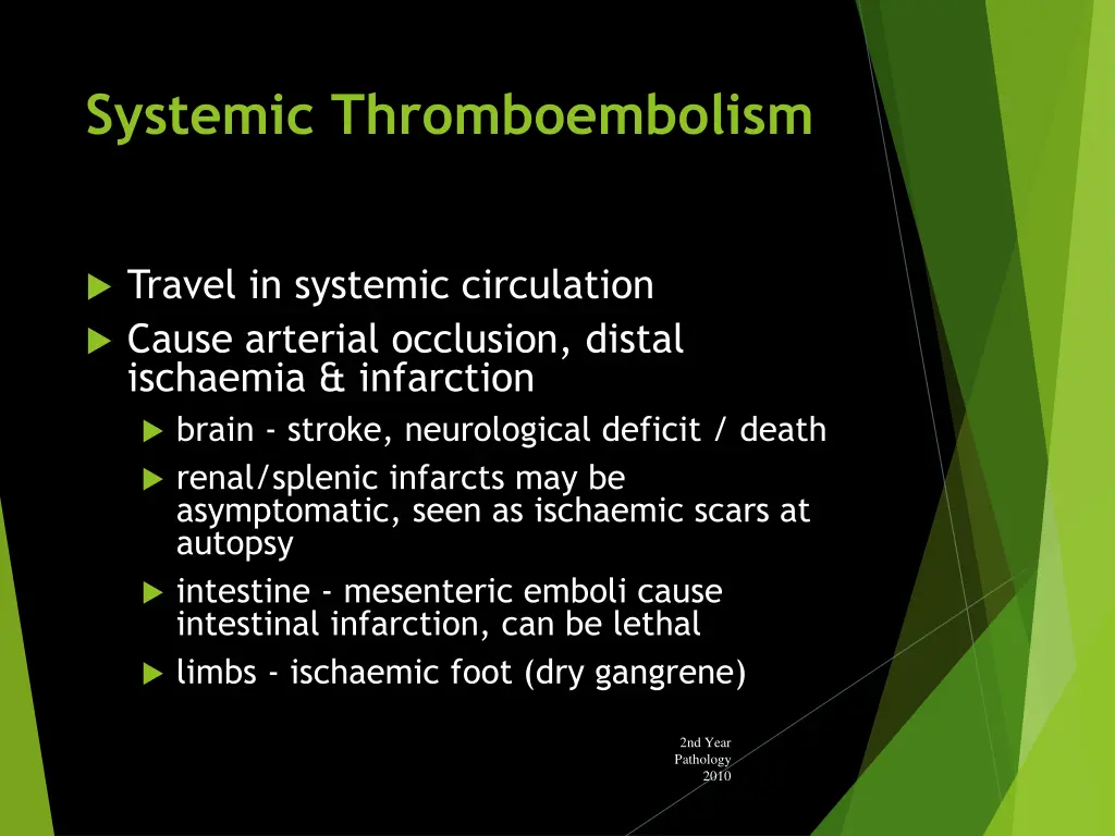 systemic thromboembolism 1