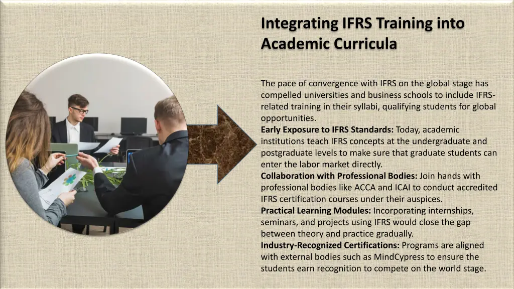 integrating ifrs training into academic curricula