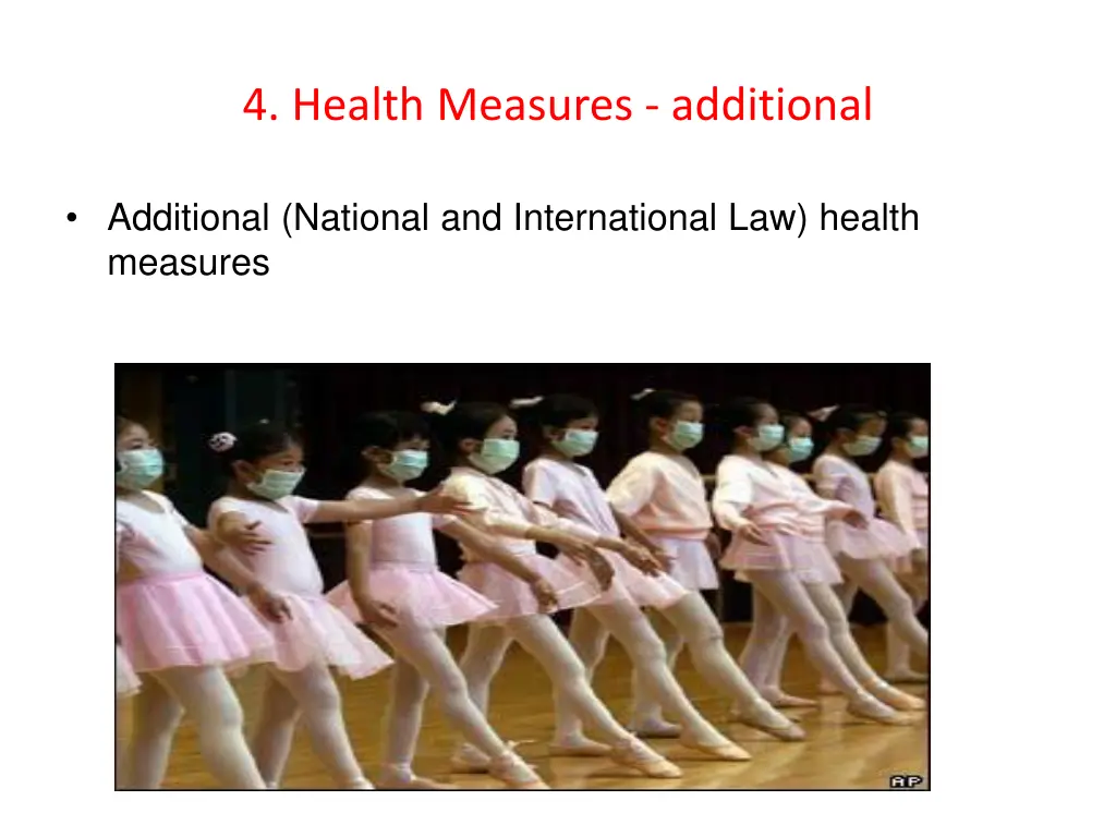 4 health measures additional
