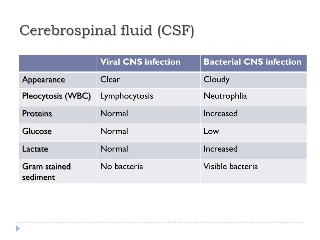cerebrospinal fluid csf