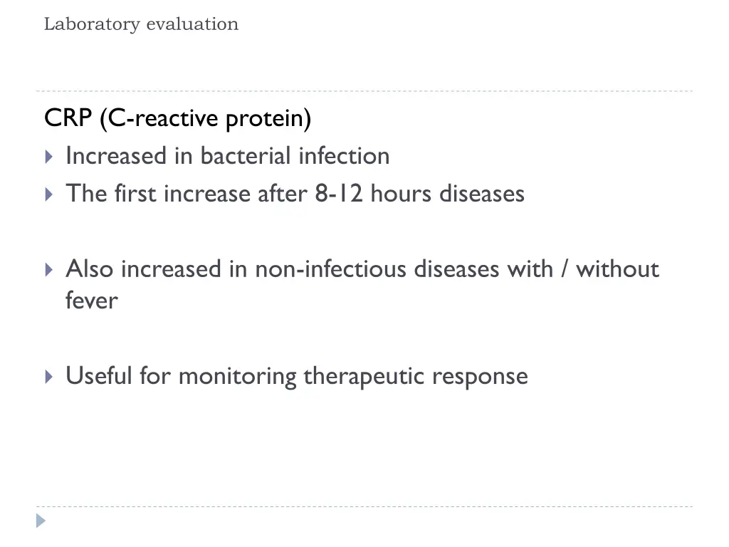laboratory evaluation 1