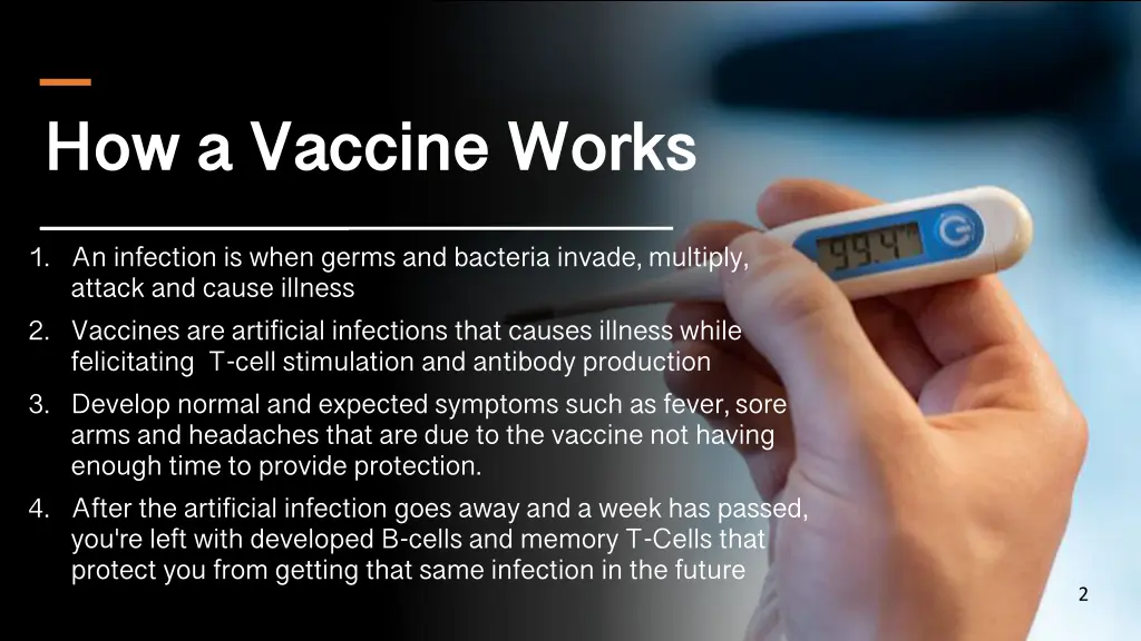 how a vaccine works