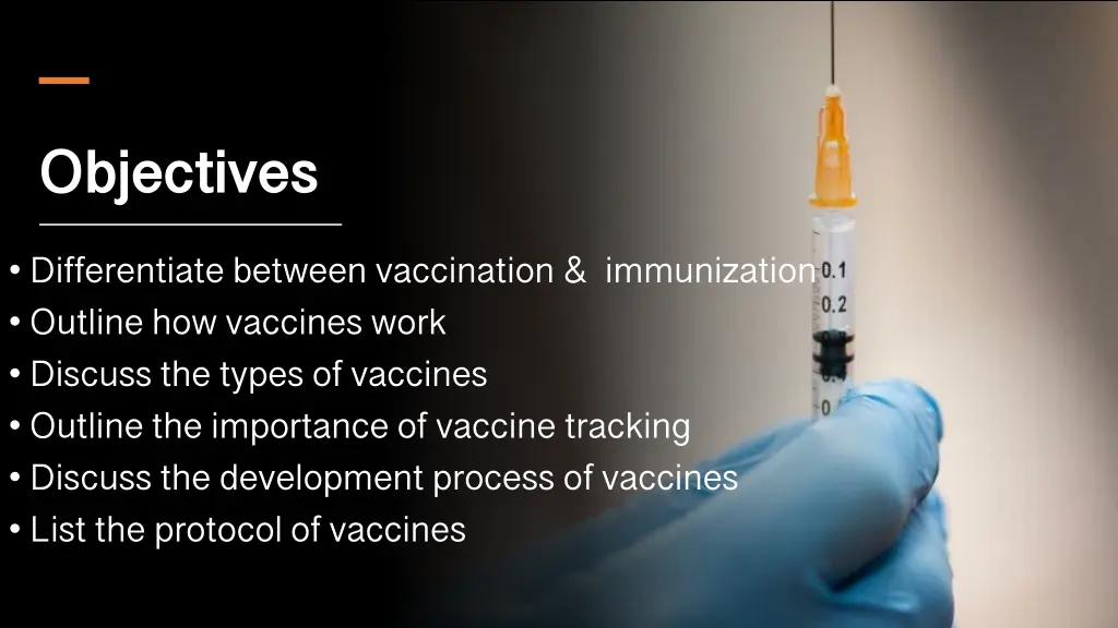 objectives
