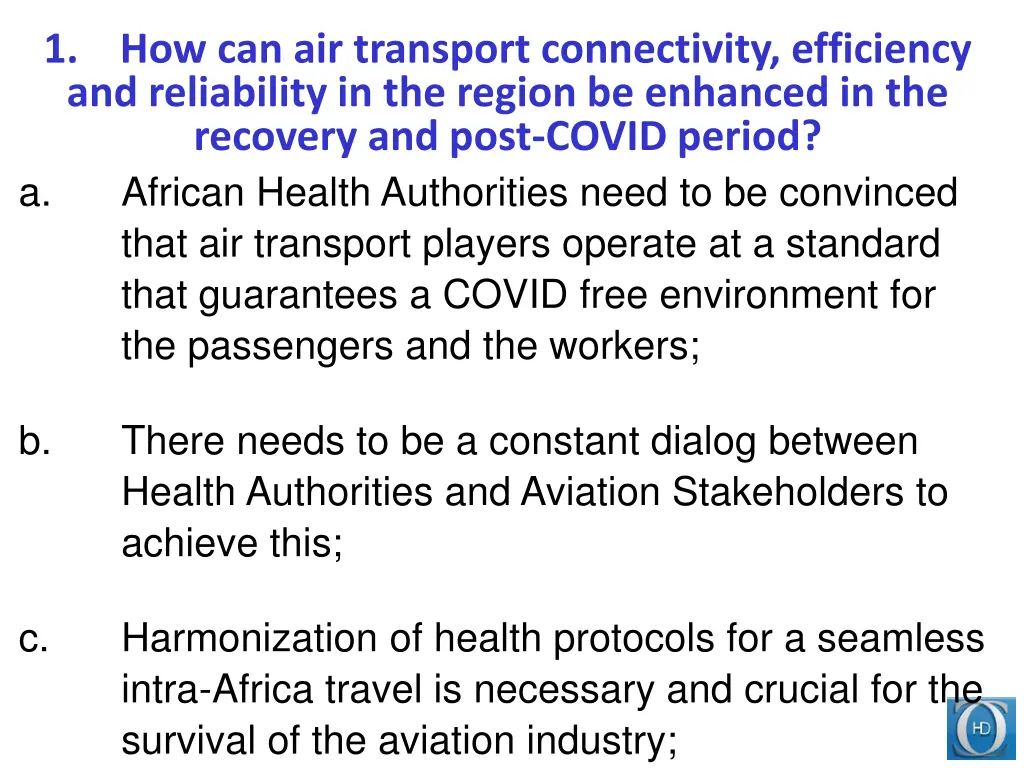 1 how can air transport connectivity efficiency
