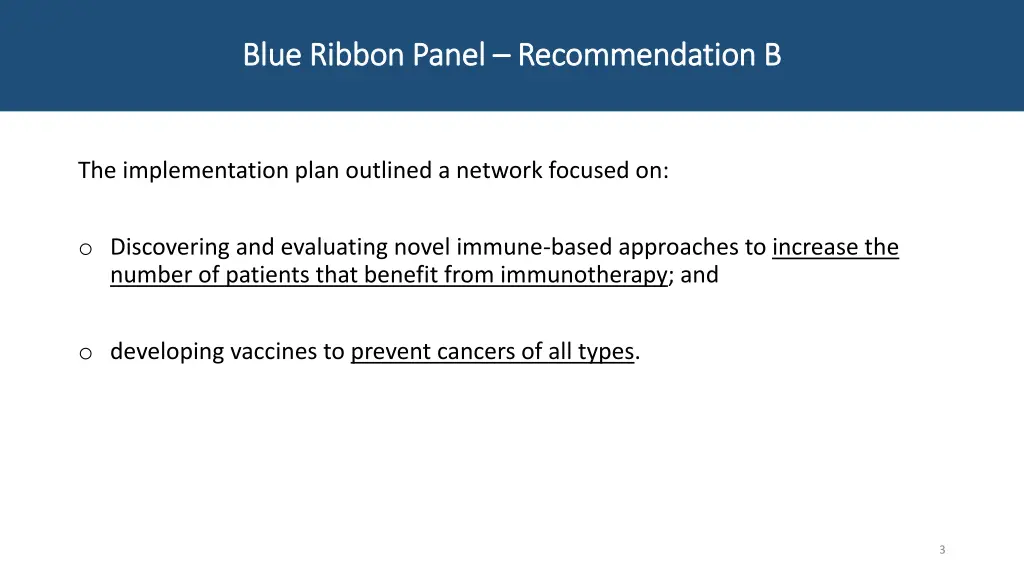 blue ribbon panel blue ribbon panel