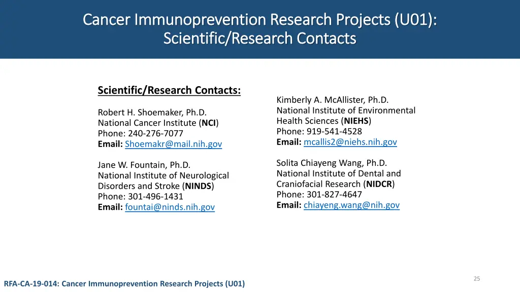 cancer immunoprevention research projects 4