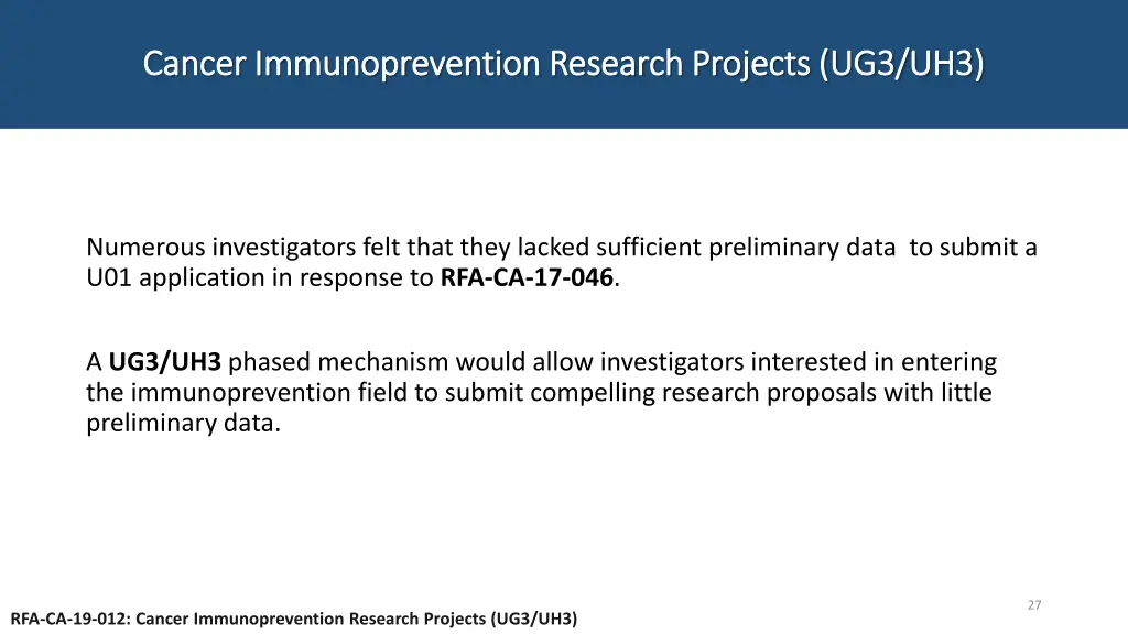 cancer immunoprevention research projects 5