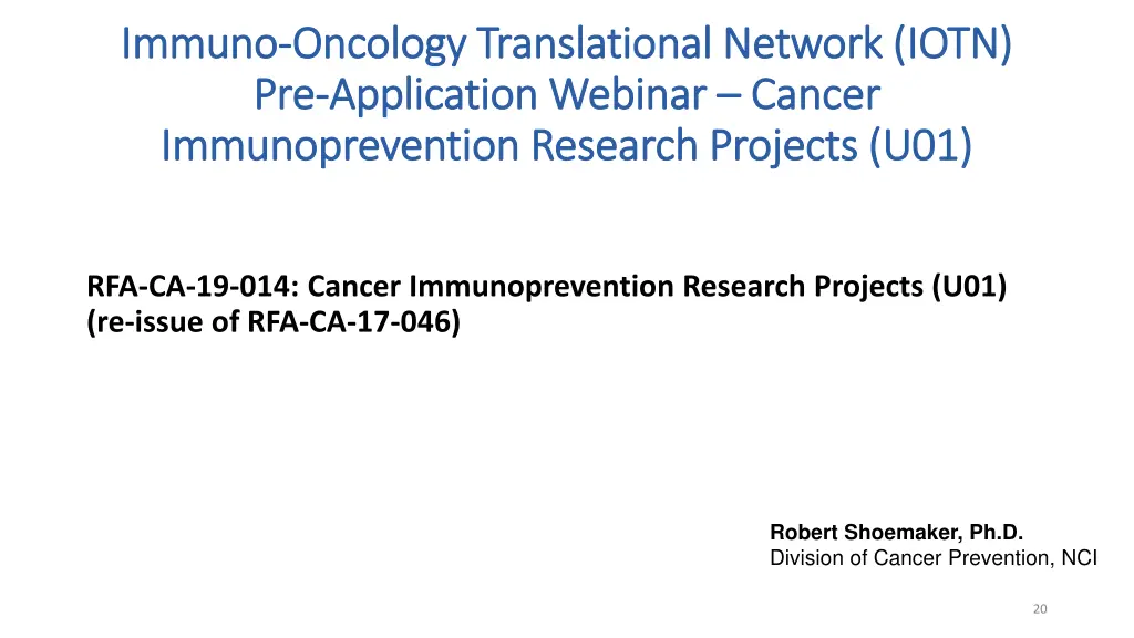 immuno immuno oncology translational network iotn 3